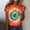 Orange#49, variant on Summer T Shirts Tops for Women Oversized Crewneck Tie Dye Printed Cotton Like Short Sleeve Top Womens Casual Round Neck Loose Lightweight Comfy Tee Shirt