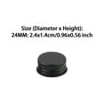 thumbnail image 7 of Aiihoo 50Pcs Aluminum Container Top Screw Lids Airtight Leak Proof Caps Makeup Container Lids Black 24MM One Size, 7 of 7