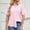 Red, variant on Women's Button Down Shirts Fashion Dressy Casual Solid Short Sleeve Collared Blouses with Pocket Stretch Comfy Relaxed Fit Tunic Tops