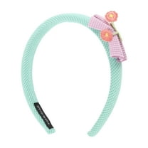 Unique Bargains 1 Pc Elegant Classic Bow Headbands Girls 6.30"x5.91"x0.83" Green