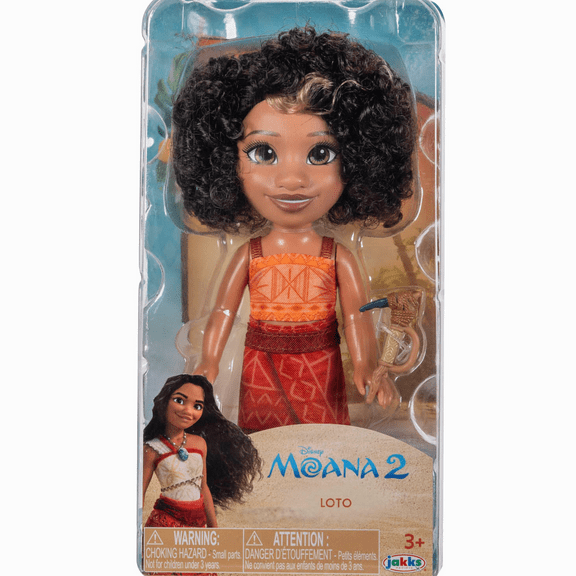 Disney's Moana 2 Petite 6 inch Tall Loto Doll with Fully Rooted Hair and Adventure Outfit