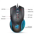 thumbnail image 5 of X100 Filaire Optique Mouse Coloré Lumineux 1200-1800-2400-3600dpi Réglable Sport Électronique Bureau Mouse, 5 of 5