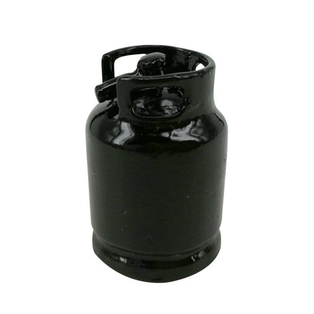 EeaseMX 1 mini cilindro de gas, modelo de tanque de gas de aleación de imitación, juguete de simulación de lata de gas.