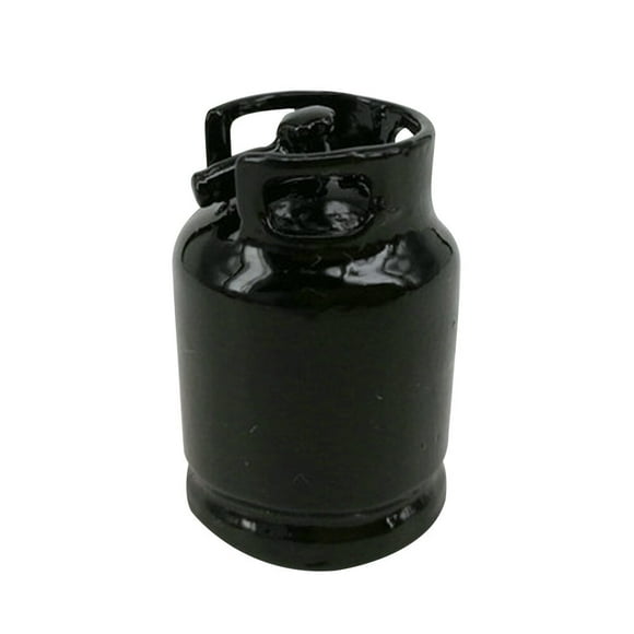KAKOWELY 1 mini cilindro de gas, modelo de tanque de gas de aleación de imitación, juguete de simulación de lata de gas.