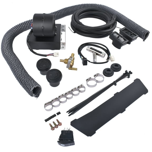 GELUOXI Black Cab Heater Kit with Defrost for Polaris Ranger XP 900 2013-2019 SSHK165-00