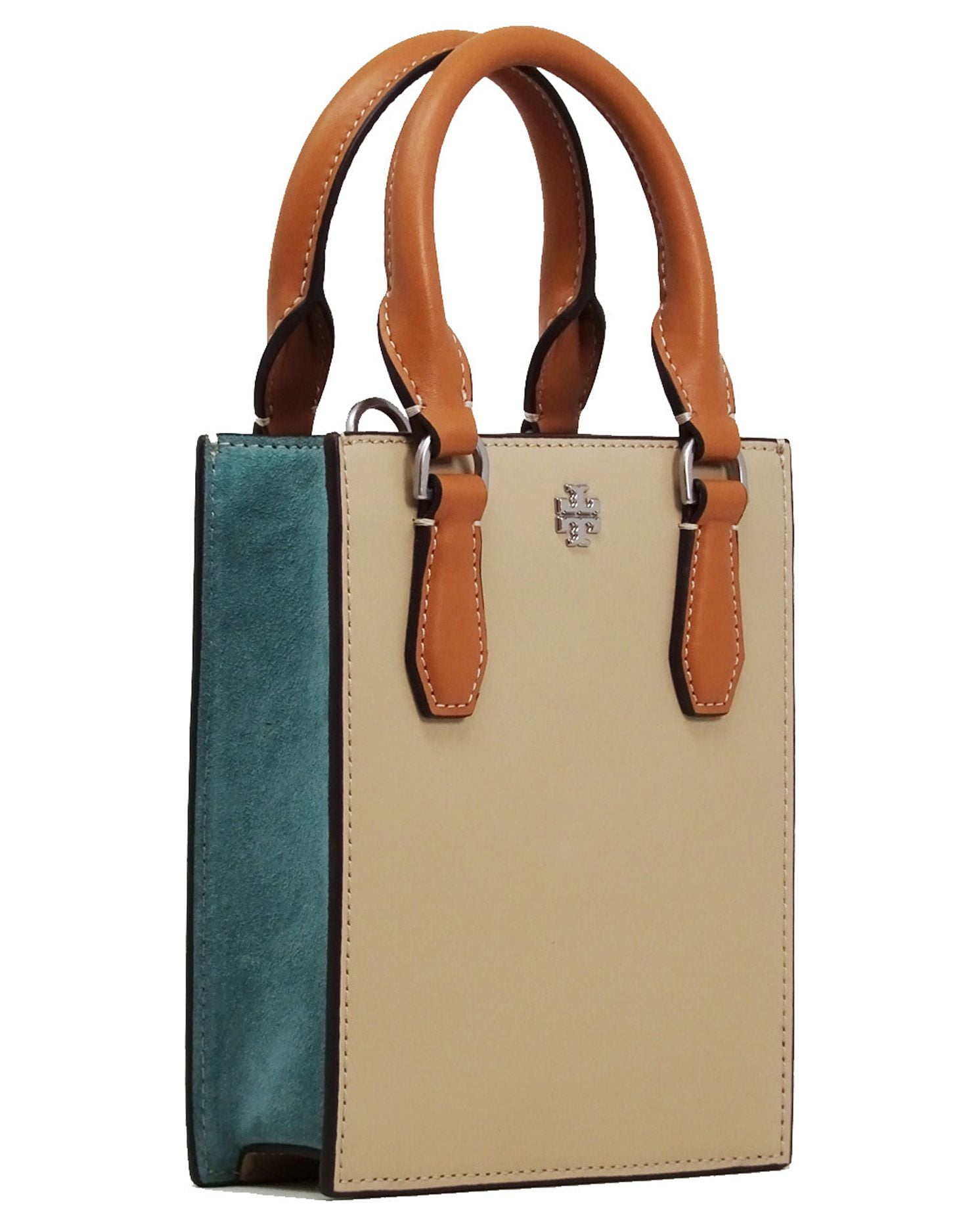 バッグ Tory Burch Blake Canvas Mini Tote Tory Burch Blake Mixed Material Mini Shopper - Walmart.com