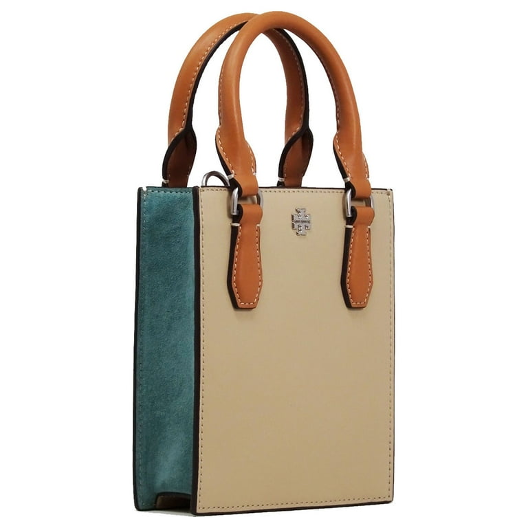Tory Burch Blake Mixed Material Mini Shopper