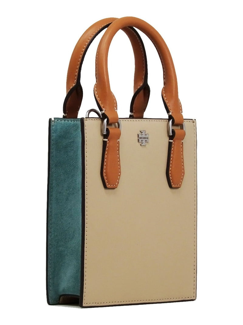 Tory Burch Blake Mixed Material Mini Shopper - Walmart.com Tory Burch Blake Mixed Material Mini Shopper - Walmart.com