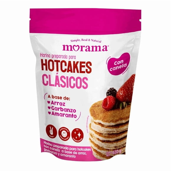 Harina para hot cakes clásicos Morama 420 g