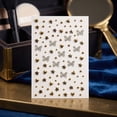 thumbnail image 3 of Decorative Gold Glitter Face Nail Gems Butterfly Self Adhesive Rhinestone for Party Daily Diy Nail Art Craft Projects and Teens, 3 of 5
