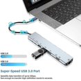 thumbnail image 3 of 8 In 1 Type-c Hub To Usb 3.0 Usb-c Hdmi Lan Rj45 Sd Tf Adapter For Macbook Laptop, 3 of 5
