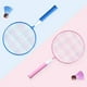 thumbnail image 5 of Badminton set children's badminton racket set children's badminton racket including 2 badminton rackets 4 badmintons 1 carrying bag pink, 5 of 5