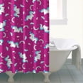 thumbnail image 4 of Cartoon Unicorn Pattern Shower Curtain 72"x72" ,Bathroom Decorative Shower Curtains Set with 12 Hooks,Modern Waterproof Washable Shower Curtain, 4 of 6