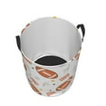 thumbnail image 3 of XMXT Collapsible Laundry Basket, Cartoon Rugby Ball Polyester Waterproof Laundry Hampers Dirty Clothes Hamper, 40L, 3 of 8