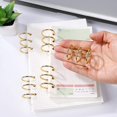 thumbnail image 5 of Book Rings 3-ring Rings Metal Sheet Binders 25mm Metal Ring Binder For Study Card Photo, 5 of 5