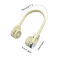 thumbnail image 3 of Bladeless Neck Fan Personal Wearable Fan 3 Speed USB Rechargeable Hands Free Cooling - Safe Design for Outdoor Sports Travel Office(Beige), 3 of 9