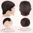 thumbnail image 4 of Adjustable Wig Cap with Grip Band, Brown Wig Cap for Keeping Wigs In Place Lace Front Wig Cap Non-Slip Wig Grip, 4 of 7
