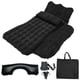 thumbnail image 1 of Colchón de aire para automóvil inflable Flocking negro grueso de camping con pilotes divididos, piloto de pierna larga, almohadas de aire, almohadillas de reparación y bomba de aire, 1 of 7