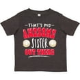 thumbnail image 3 of Inktastic That's My Awesome Sister out There with Volleyball Boys or Girls Toddler T-Shirt, 3 of 5