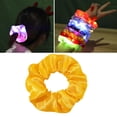 thumbnail image 4 of LED brilnte parpadeante satinado gran vientre pelo nocturno Bar baile luminosos accesorios para el cabello mujeres luminoso - Amarillo Macarena coleta de coletas para el cabello, 4 of 8