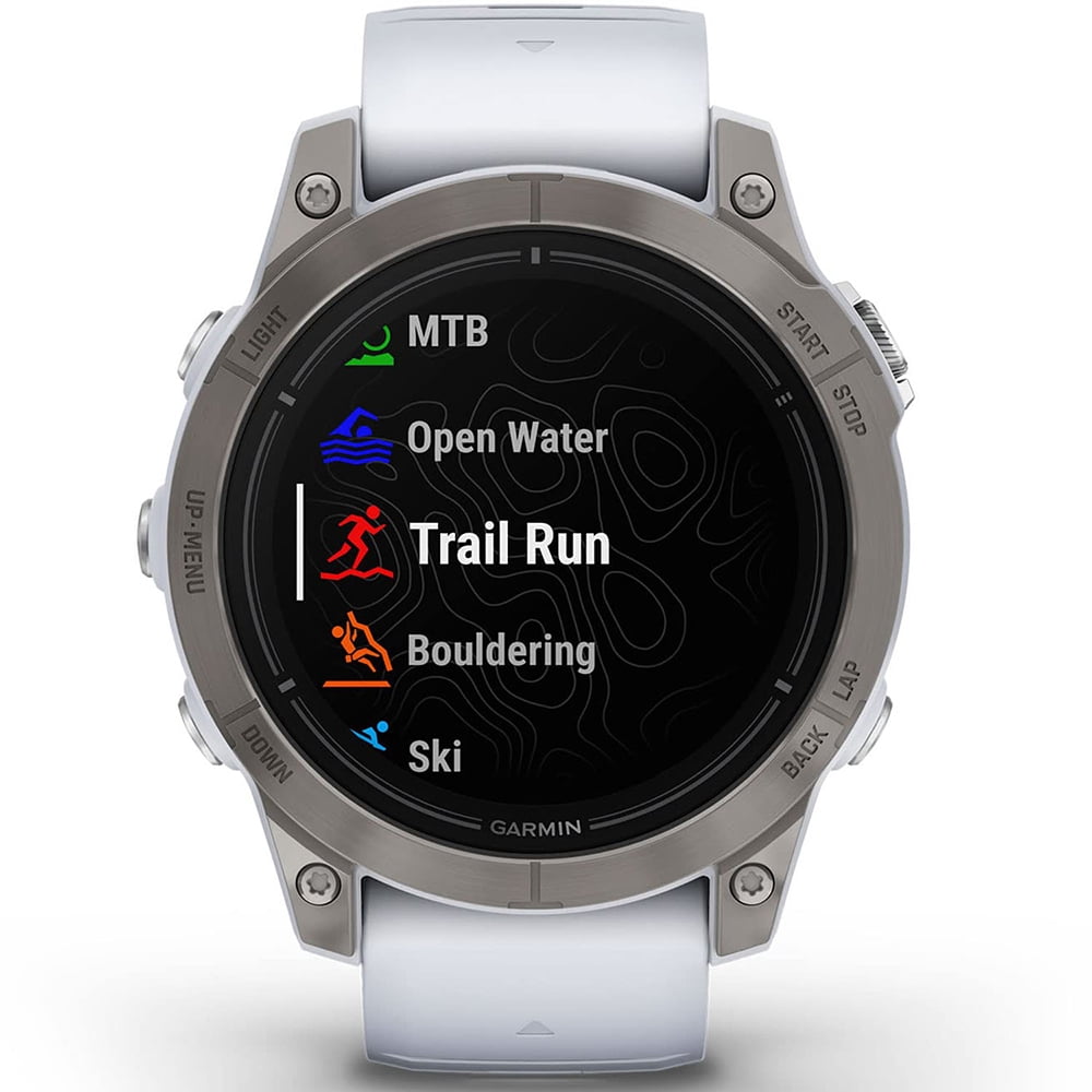 Garmin Epix Pro (Gen 2), 47mm, Sapphire, Titanium, Whitestone 010-02803-20 Bundle with 2 YR CPS Extended Warranty, Deco Essentials 3 Pack Silicone Dust Cover and Glass Screen Protector
