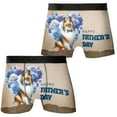 thumbnail image 3 of Collie Proud Dad Happy Father's Day All Over Print Boxer Briefs Underwear for Men Dad Collie Dog Lover Gifts Idea - 02008, 3 of 6