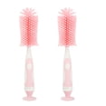 thumbnail image 1 of Cepillo limpiador de biberones suave al tacto, sin rayones, con soporte y clip de almacenamiento, sin BPA, 1 of 5