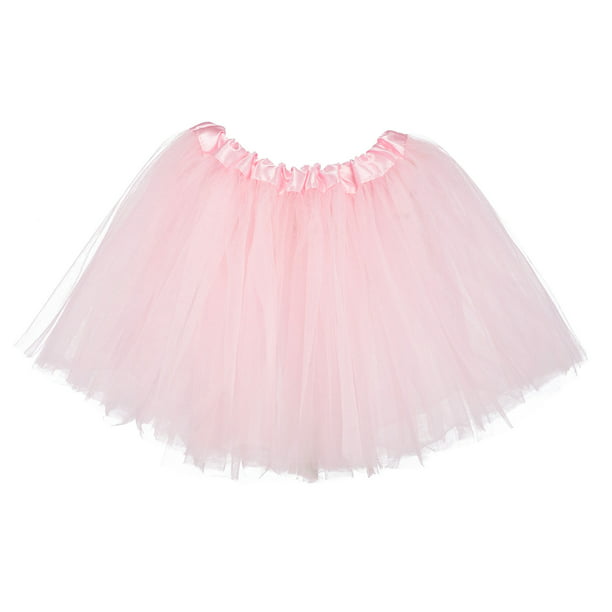 Little Girls Tutu 3-Layer Ballerina Light Pink - Walmart.com