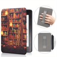 thumbnail image 1 of Adecuado para todos los nuevos Kindle 11th Generation Funda protectora 2022 Protección de cuero artificial (6 pulgadas, modelo C2V2L3), con función de reposo / activación automática, 1 of 3