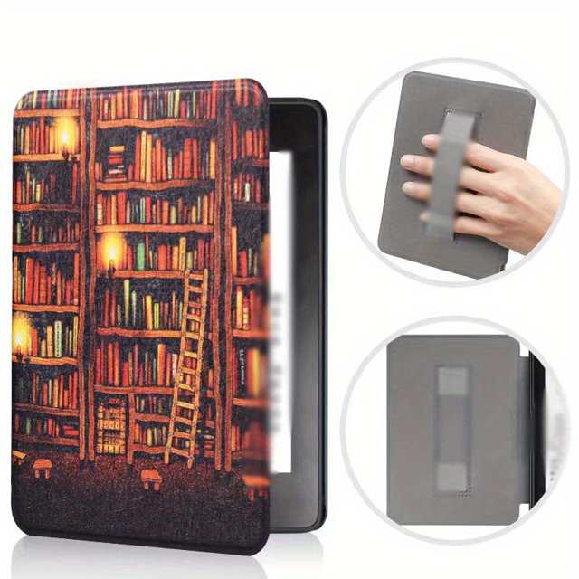 Adecuado para todos los nuevos Kindle 11th Generation Funda protectora 2022 Protección de cuero artificial (6 pulgadas, modelo C2V2L3), con función de reposo / activación automática