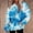 Blue, variant on Tie-Dye Cute Sweatshirts Fall Basic Red College Going Out Tops Hoodie Hooded Long Sleeve Tops