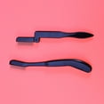 thumbnail image 2 of ROSENICE 2PCS Foldable Eyebrow Comb Plastic Handle Stainless Steel Teeth Eyebrows Eyelash Comb Makeup Grooming Tool, 2 of 8