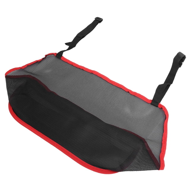 Car Net Pocket Handbag Holder Folding Mesh Organizer For Extra Storage, Ideal Size, Barrier For Naughty Pets, With Simple Installation, Compatible With Most Armrest Boxes