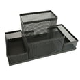 thumbnail image 5 of Portalápices 4 compartimentos Portalápices de malla Portalápices de malla negra Portalápices de malla Robusto y resistente Jadeshay  A, 5 of 5