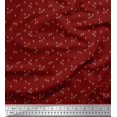thumbnail image 1 of Soimoi Red Cotton Duck Fabric Giraffe Face Animal Print Fabric by The Yard 56 Inch Wide, 1 of 1