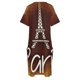 thumbnail image 5 of Vestidos holgados de bolsillos con mangas largas ropa de verano vestidos de gala Torre EIFFEL de París Pop Art, 5 of 7