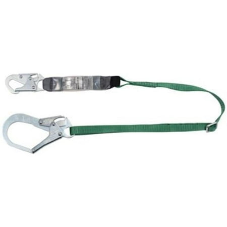 MSA 6 ft. V-Series Standard Single-Leg Adjustable Energy Absorbing Lanyard