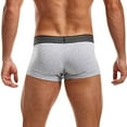 thumbnail image 2 of PEASKJP Mens Trunk Big and Tall Men's Underwear Boxer Briefs Soft Breathable Underwear for Men (Grey,M), 2 of 5