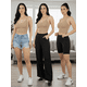 thumbnail image 5 of Set De 2 Tops Unitalla Mujer Deportivo Con Relleno Blusa Croptop, 5 of 5
