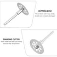 thumbnail image 2 of MasteelfCA 12Pcs Diamond Cutting Wheels Cut Off Discs Cutting Mandrels Tools (Silver), 2 of 8