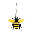 thumbnail image 3 of Easter Bee Wooden Art Pendants - Imaginative Countryside Style Bee & Honeycomb Wood Ornaments, Rustic Easter Wooden Decor, Mini Bee Hanging Charms for Easter Home Party Decoration, 3.4*4.1in, Yellow, 3 of 7