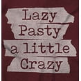 thumbnail image 2 of Funny Lazy Pasty A Little Crazy Joke Zip Up Hoodie Men's Women's Brisco Brands 5X, 2 of 6