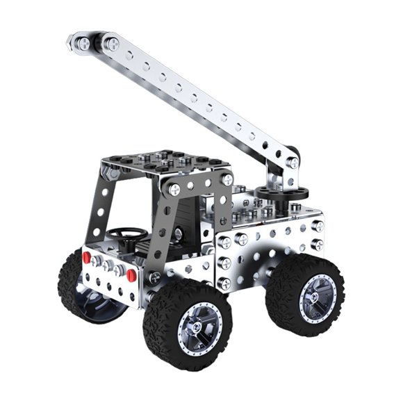 Rbaofujie Children's Nut Disassembly Toy Metal Assembly Engineering Car Toy Creatives Model Building Blocks Children's Excavator Gift Bulldozer