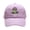 Purple, variant on Womens Cute Cartoon Frog and Mushroom Embroidered Baseball Cap Casual Sunshade Dad Hat for Men and Women