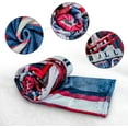 thumbnail image 6 of New England Football Blanket Classic Sherpa Double Layer Fabric Warm Blankets, Soft Flannel Throw Blankets for Football Fans Gifts 60" X 50", 6 of 6