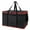 Black Red, variant on BKSDUEH Insulated Food Delivery Bag for Hot and Cold Meal, Grocery Tote Insulation Bag for Catering, Pizza Warme（Black）
