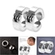 thumbnail image 5 of 1 par de elegantes clips para las ojas de acero inoxidable, pendientes punk, regalo de joyería, 5 of 7