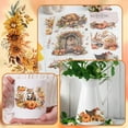 thumbnail image 5 of 6 Sheets Autumn Theme Rub On Transfer Sticker, Hello Fall Harvest Stickers Transfer Decals for DIY Photo Albums Furniture, 5.9 * 11.8in, 5 of 7