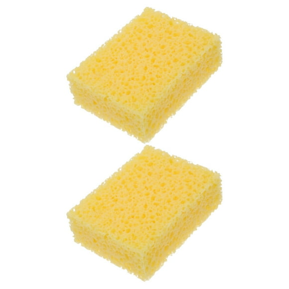 Moluckfu 2Ud Esponjas Para Cerámica Amarillas Para Modelado Preciso En Alfarería Y Manualidades