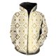 thumbnail image 1 of Sudadera con capucha y cremallera para hombre, con estampado geométrico abstracto, unisex, para adolescentes, estilo Harajuku, estilo hip hop, informal, de manga larga, 1 of 6